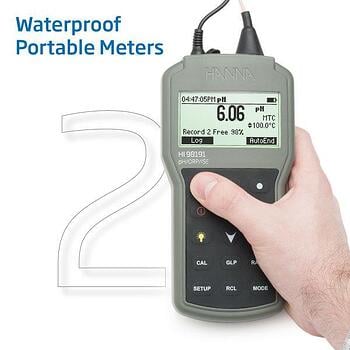 Portable Waterproof pH Meter