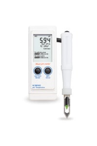 Portable Meat pH Meter - HI99163 and Foodcare pH Electrode for Meat Products - FC232D