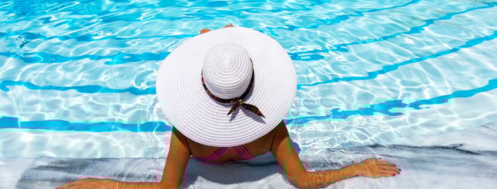 Women-Sitting-Poolside