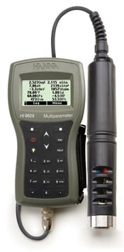 HI9829 Multiparameter pH/ISE/EC/DO/Turbidity Waterproof Meter with GPS option