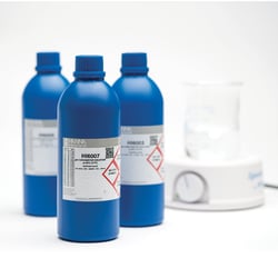 Millesimal calibration solution bottles