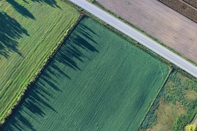 Overhead of agriculutral field