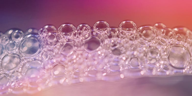 Detergent bubbles