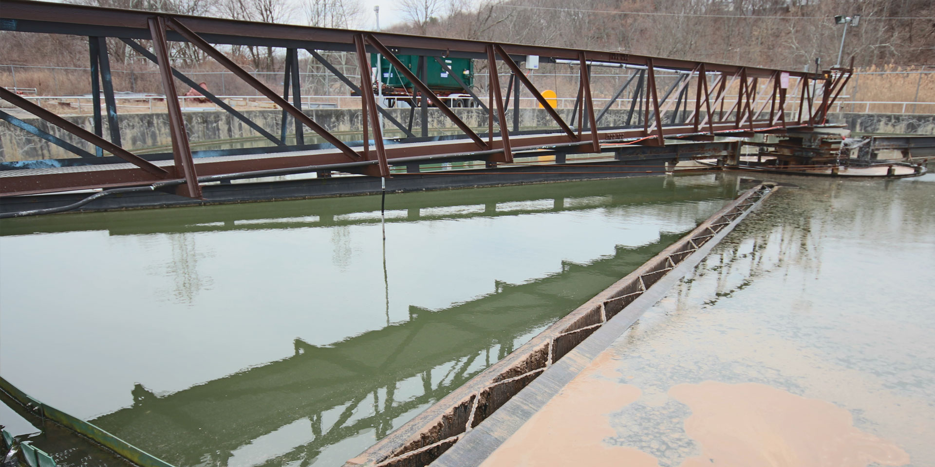 Waste water treatment plant.